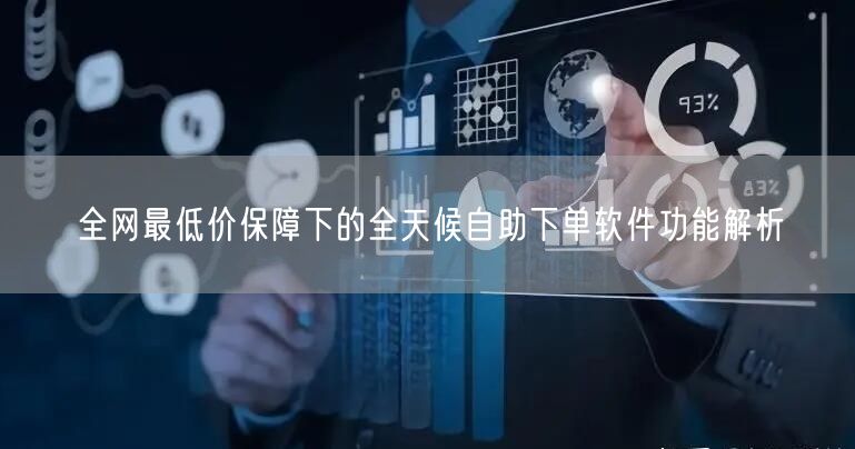 全网最低价保障下的全天候自助下单软件功能解析
