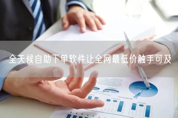 全天候自助下单软件让全网最低价触手可及